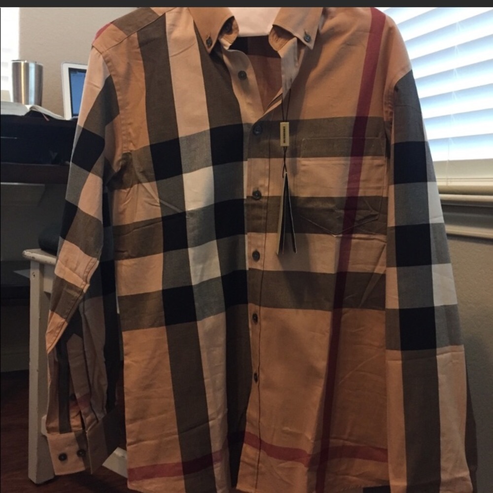 Burberry brit button down shirt,